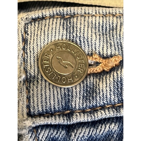 Hollister Curvy Ultra High Rise Dad Jean  Vintage Stretch 3R 26/31 Light Wash - Picture 3 of 13